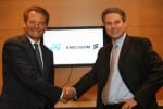 ericsson-st Ο Carl-Henric Svanberg, Πρόεδρος και CEO της Ericsson και ο Carlo Bozotti, πρόεδρος και CEO της ST