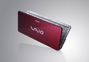 To Vaio P και σε κόκκινο χρώμα