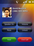 Incoming call with picture of DavidBossard