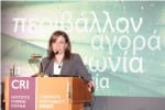 tzimea_ote Η υπεύθυνη του τομέα Εταιρικής Υπευθυνότητας, κ. Τζιμέα