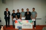 imagine cup winners 2011 Η νικήτρια ομάδα Epione μαζί με τους Ernst-Jan Stigter, Διευθύνοντα Σύμβουλο της Microsoft Ελλάς και Μιχάλη Χρυσοχοΐδη, Υπουργό Περιφερειακής Ανάπτυξης και Ανταγωνιστικότητας