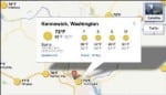 google maps weather