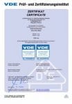 LG - washing machine VDE certificate