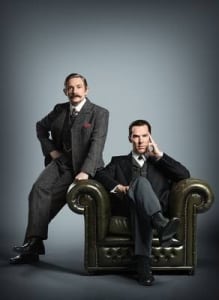 Ahead of a panel with Executive Producers Steven Moffat, Sue Vertue and actor Rupert Graves at San Diego Comic Con later today, a new picture of Sherlock and John Watson has been released. The image is from the forthcoming Sherlock Special, made for BBC One by Hartswood Films, transmission date TBC. ***EMBARGOED FOR USE UNTIL 00:01 BST ON 09.07.15 (9th July 2015)***