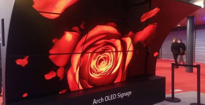 LG @ ISE 2016 - Arch OLED Signage