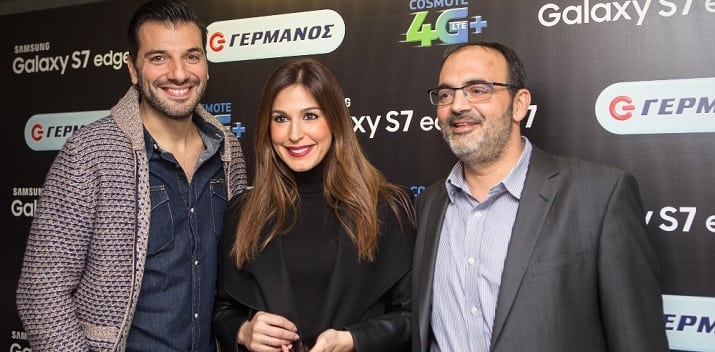  (από αριστερά) Ο Παναγιώτης Χατζηδάκης, η Κατερίνα Παπουτσάκη και ο Αλέξανδρος Ντάβος, Διευθυντής Retail Marketing Ομίλου ΟΤΕ