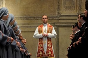 set of "The young Pope" by Paolo Sorrentino. 10/23/2015 sc. 108 ep. 1 In the picture Jude Law. Photo by Gianni Fiorito
