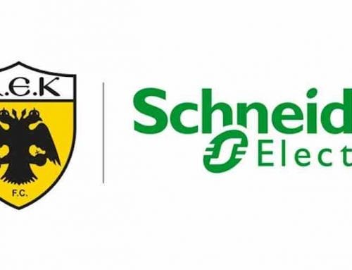 H Schneider Electric ανακοινώνει την χορηγική της συνεργασία με την ΠΑΕ ΑΕΚ