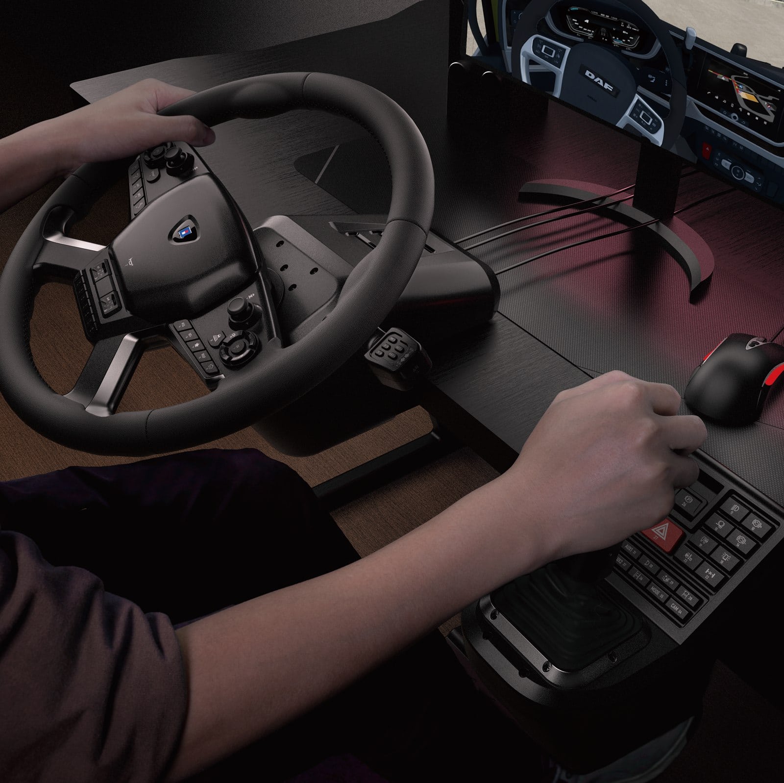 HORI Force Feedback Truck Control System for PC (Windows 11/10)
