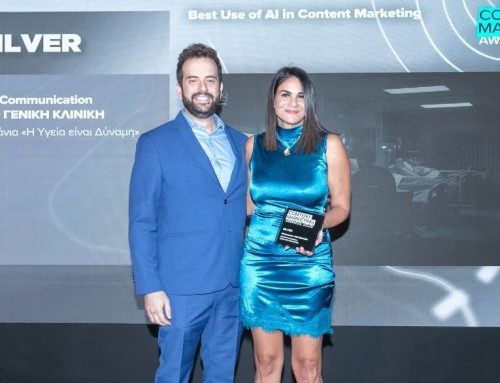 Βραβείο για το καλύτερο ΑΙ Video απέσπασε η GR8 Communication στα Content Marketing Awards 2026